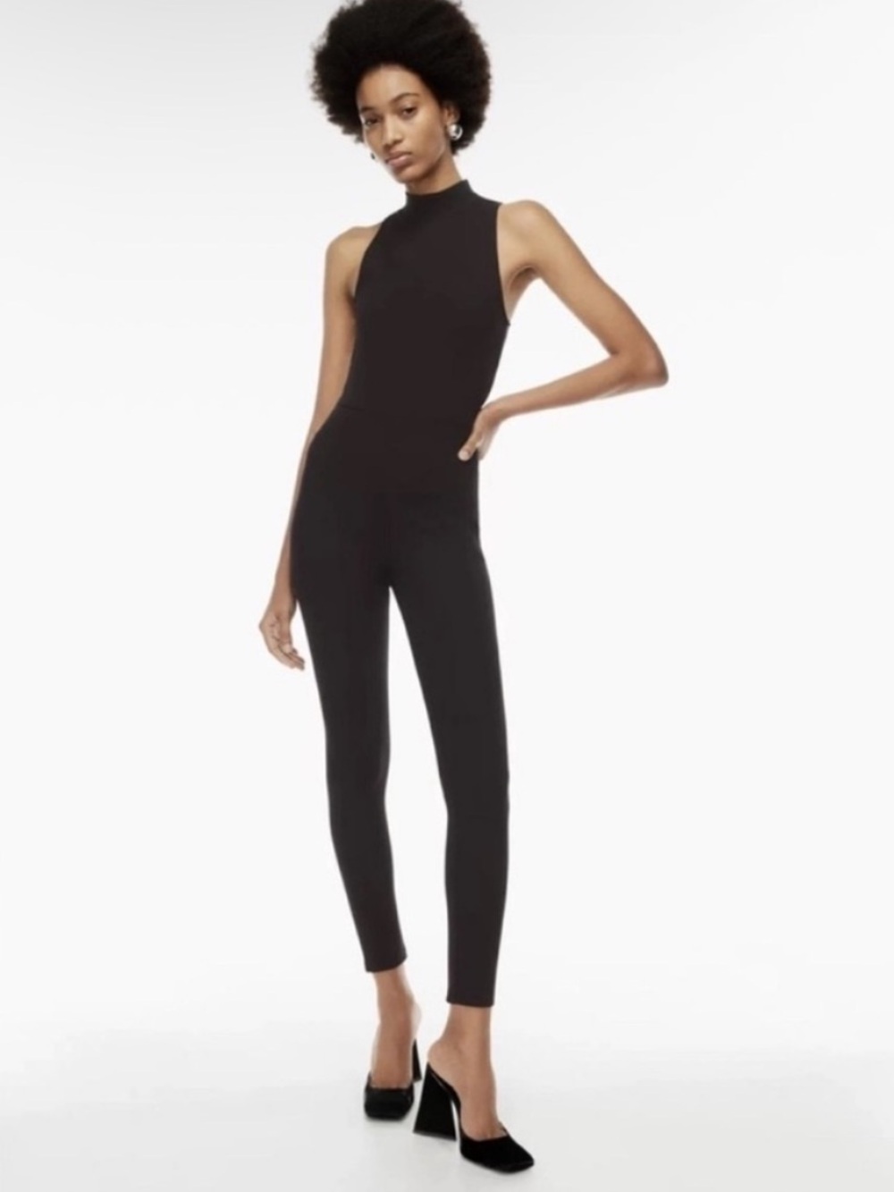 Aritzia Ten by Babaton Black Acclaim Jumpsuit